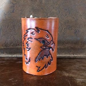 Leather koozie